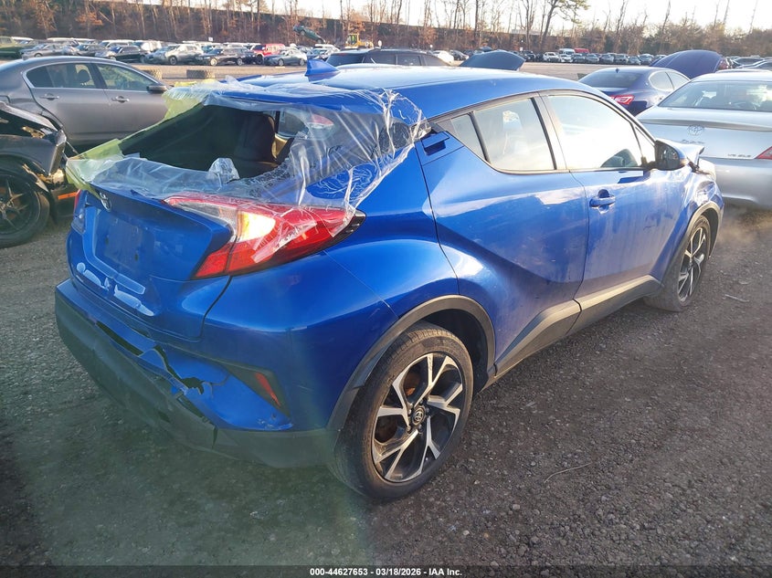 2018 Toyota C-hr VIN NMTKHMBX9JR048614 IAAI salvage auction — FRONT & REAR, Salvage Title, sold $4,400 on 2026-07-07 (photo 4)