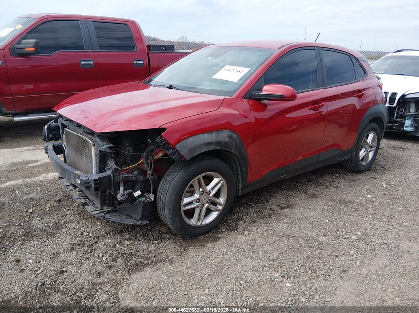 2021 Hyundai Kona VIN KM8K12AA5MU661381 IAAI salvage auction — FRONT END, Salvage (Oklahoma), sold $1,500 on 2026-08-02 (photo 2)