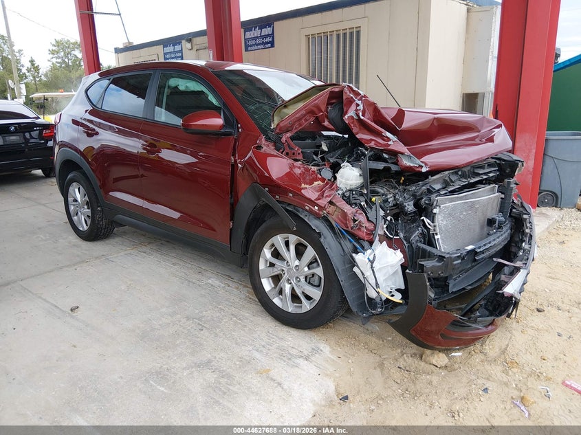 2020 Hyundai Tucson VIN KM8J23A42LU158205 IAAI salvage auction — FRONT END, Salvage Title, sold $2,100 on 2026-07-07 (photo 1)