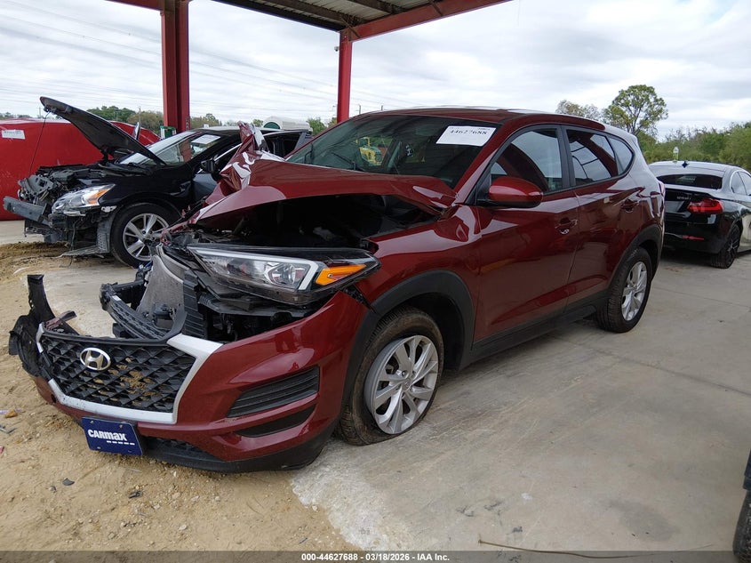 2020 Hyundai Tucson VIN KM8J23A42LU158205 IAAI salvage auction — FRONT END, Salvage Title, sold $2,100 on 2026-07-07 (photo 2)