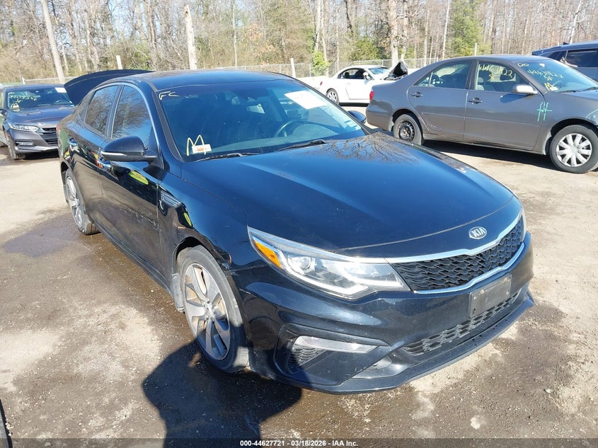 2019 Kia Optima VIN 5XXGT4L32KG332798 IAAI salvage auction — REAR END, Salvage - Greater Than 75% (Maryland), sold $2,650 on 2026-07-08 (photo 1)