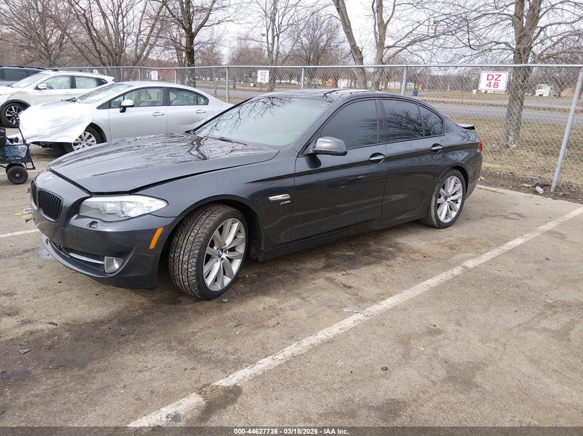 2012 BMW 5er VIN WBAFU7C53CDU61959 IAAI salvage auction — RIGHT FRONT, Salvage (New Jersey), sold $800 on 2026-07-06 (photo 2)
