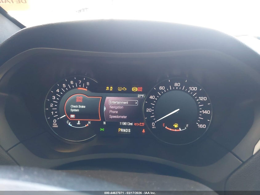 2017 Lincoln Mkz VIN 3LN6L5EC7HR605609 IAAI salvage auction — FRONT END, Salvage Title, sold $1,050 on 2026-07-18 (photo 7)