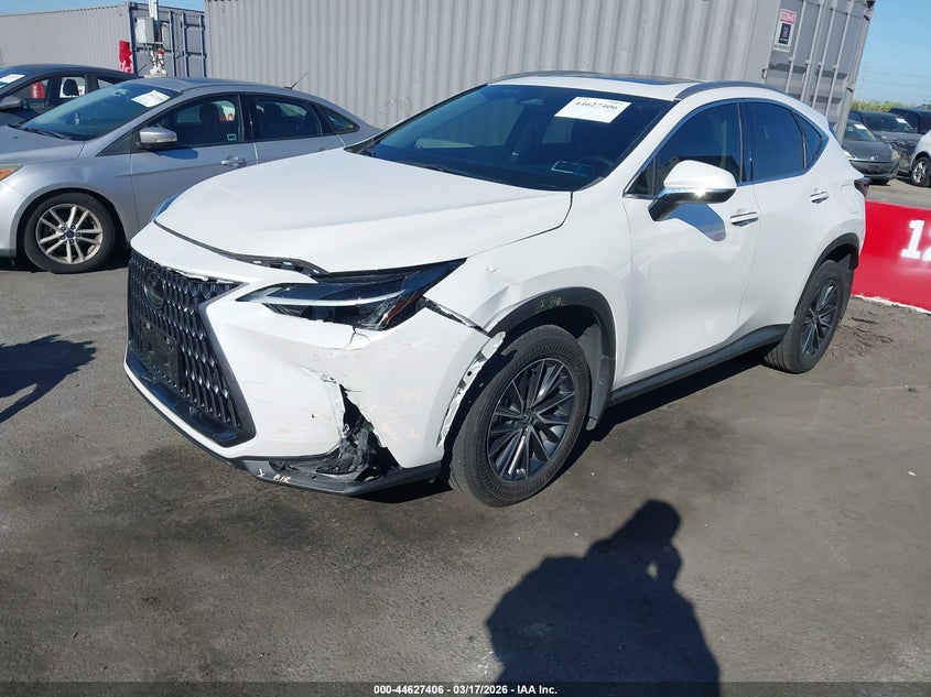 2025 Lexus Nx VIN 2T2AKCEZ3SC031903 IAAI salvage auction — FRONT END, Salvage (California), sold $23,500 on 2026-07-09 (photo 2)