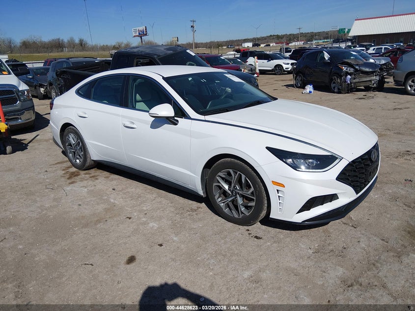 2022 Hyundai Sonata VIN KMHL64JA1NA198546 IAAI salvage auction — REAR END, Salvage Title, sold $2,500 on 2026-07-29 (photo 1)