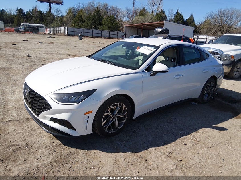2022 Hyundai Sonata VIN KMHL64JA1NA198546 IAAI salvage auction — REAR END, Salvage Title, sold $2,500 on 2026-07-29 (photo 2)