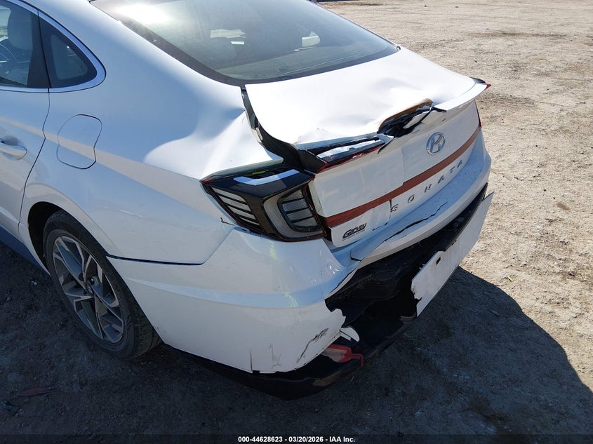 2022 Hyundai Sonata VIN KMHL64JA1NA198546 IAAI salvage auction — REAR END, Salvage Title, sold $2,500 on 2026-07-29 (photo 6)