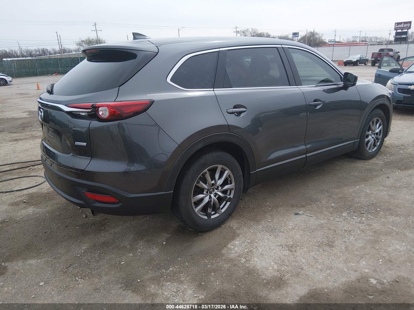 2018 Mazda Cx-9 VIN JM3TCBCY8J0213109 IAAI salvage auction — HAIL, Salvage (Kansas), sold $6,050 on 2026-07-10 (photo 4)