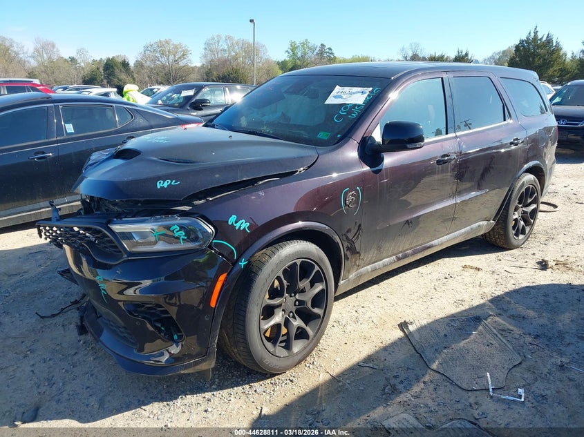 2025 Dodge Durango VIN 1C4SDJH99SC556752 IAAI salvage auction — RIGHT FRONT, Salvage Title, sold $42,750 on 2026-07-20 (photo 2)