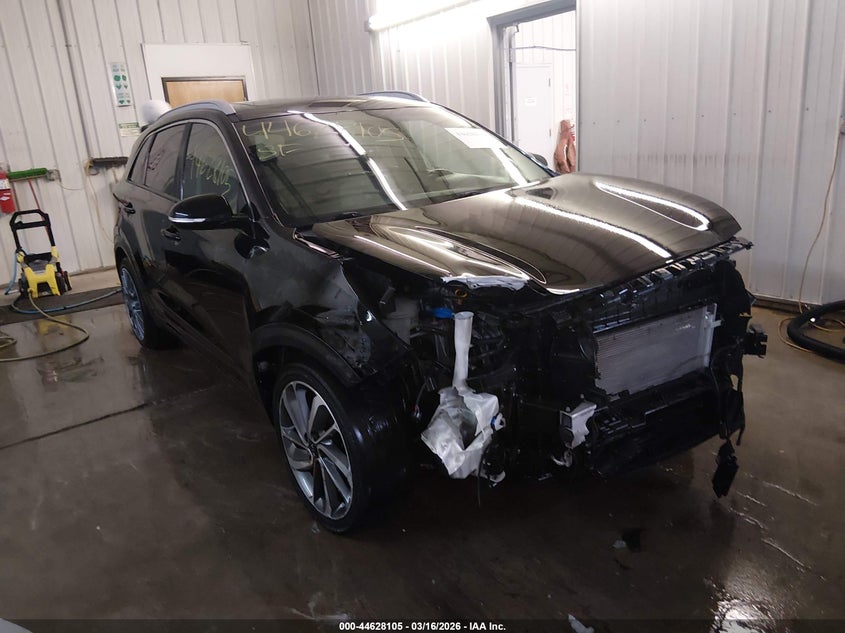 2019 Kia Niro VIN KNDCE3LC7K5264599 IAAI salvage auction — FRONT END, Clear (Indiana), sold $4,025 on 2026-07-29 (photo 1)