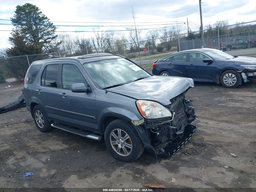 2005 Honda Cr-v VIN JHLRD78945C060489 IAAI salvage auction — FRONT END, Clear (Virginia), sold $500 on 2026-07-28 (photo 1)