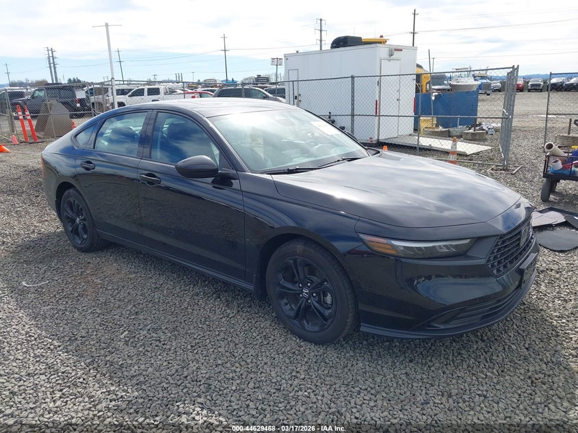 2025 Honda Accord VIN 1HGCY1F43SA041887 IAAI salvage auction — SIDE, Salvage Title, sold $9,400 on 2026-07-29 (photo 1)