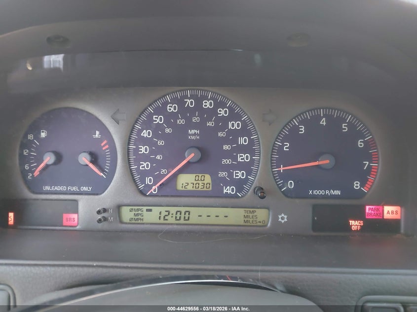 1998 Volvo V70 VIN YV1LW5241W2510146 IAAI salvage auction — RIGHT SIDE, Clear (Oklahoma), sold $975 on 2026-07-08 (photo 7)