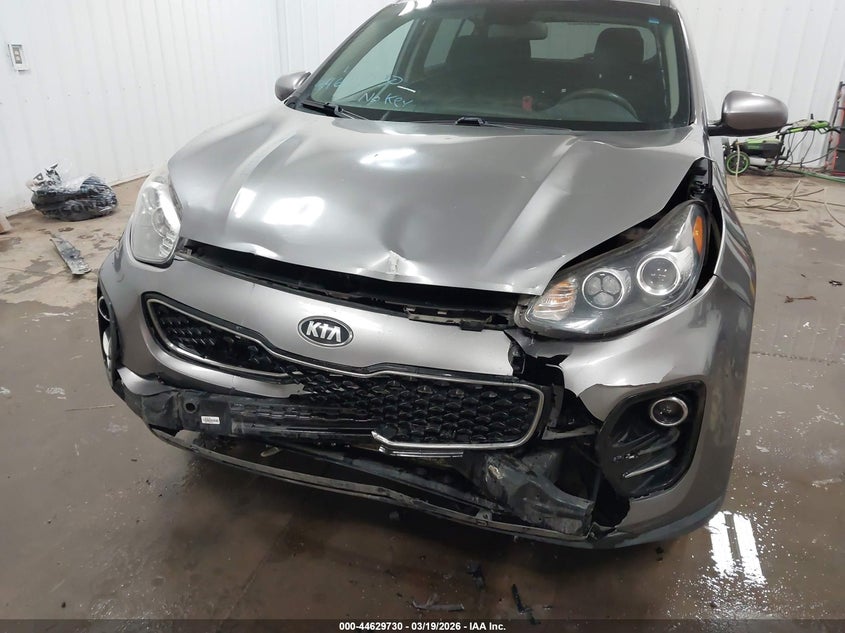 2018 Kia Sportage VIN KNDPMCAC0J7445408 IAAI salvage auction — FRONT END, Regular (South Dakota), sold $1,600 on 2026-07-07 (photo 6)