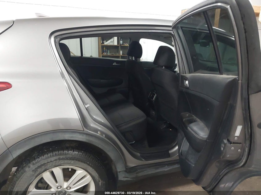2018 Kia Sportage VIN KNDPMCAC0J7445408 IAAI salvage auction — FRONT END, Regular (South Dakota), sold $1,600 on 2026-07-07 (photo 8)