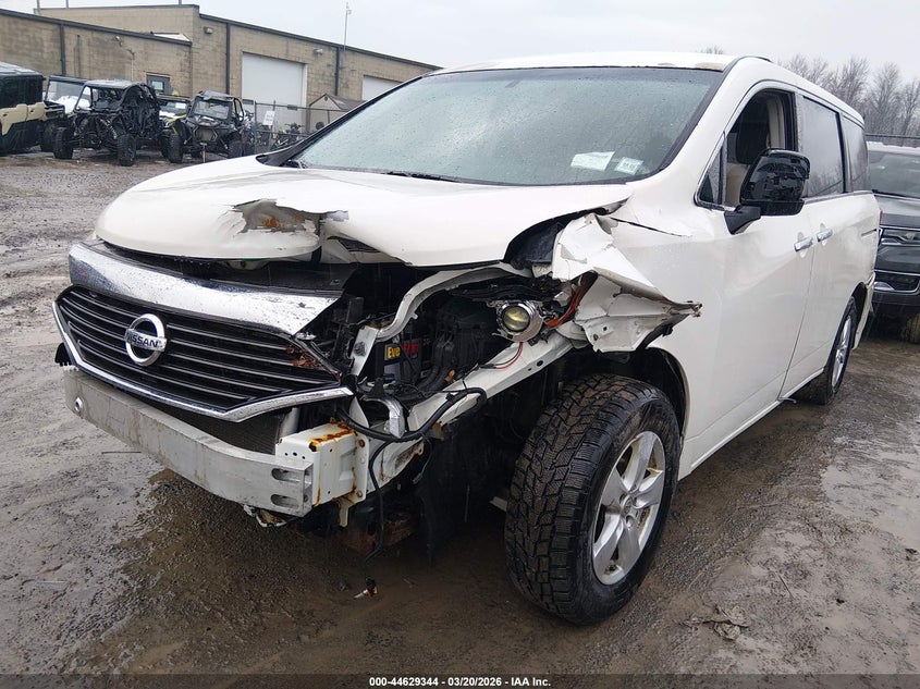2015 Nissan Quest VIN JN8AE2KP8F9127695 IAAI salvage auction — FRONT END, Salvage Title, sold $550 on 2026-07-09 (photo 2)