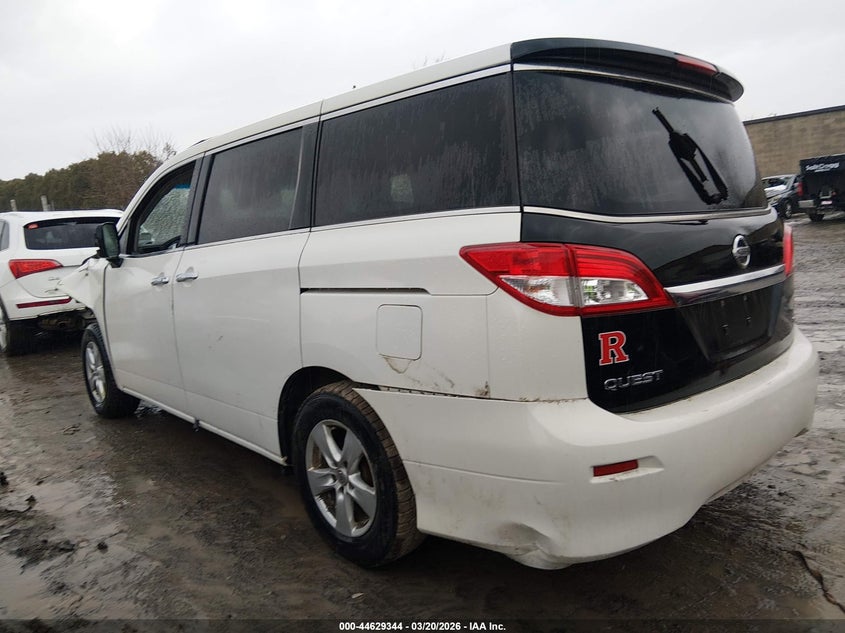 2015 Nissan Quest VIN JN8AE2KP8F9127695 IAAI salvage auction — FRONT END, Salvage Title, sold $550 on 2026-07-09 (photo 3)