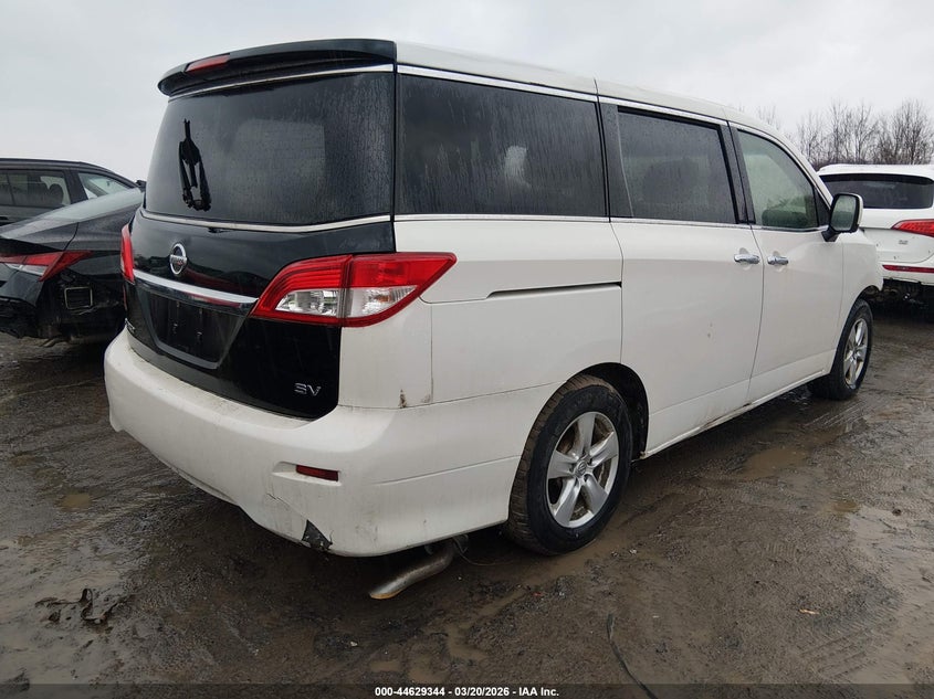 2015 Nissan Quest VIN JN8AE2KP8F9127695 IAAI salvage auction — FRONT END, Salvage Title, sold $550 on 2026-07-09 (photo 4)