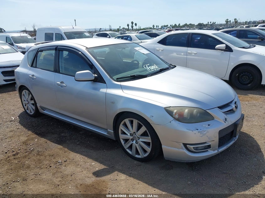 2008 Mazda 3 VIN JM1BK34M681868737 IAAI salvage auction — REAR END, Salvage (California), sold $375 on 2026-07-06 (photo 1)