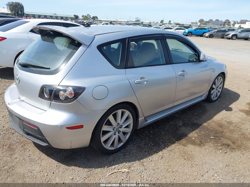 2008 Mazda 3 VIN JM1BK34M681868737 IAAI salvage auction — REAR END, Salvage (California), sold $375 on 2026-07-06 (photo 4)