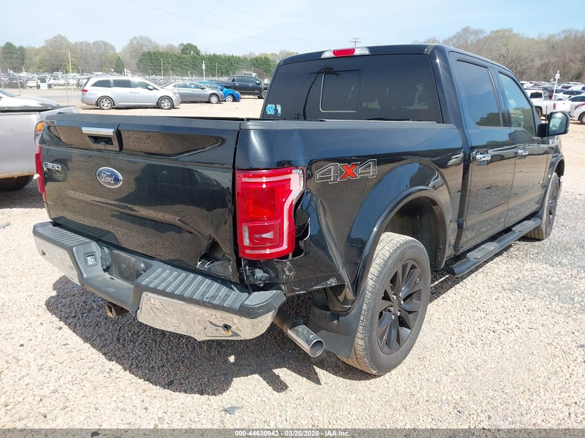 2017 Ford F-150 VIN 1FTEW1EGXHFA59100 IAAI salvage auction — REAR END, Salvage Title, sold $7,700 on 2026-07-26 (photo 4)