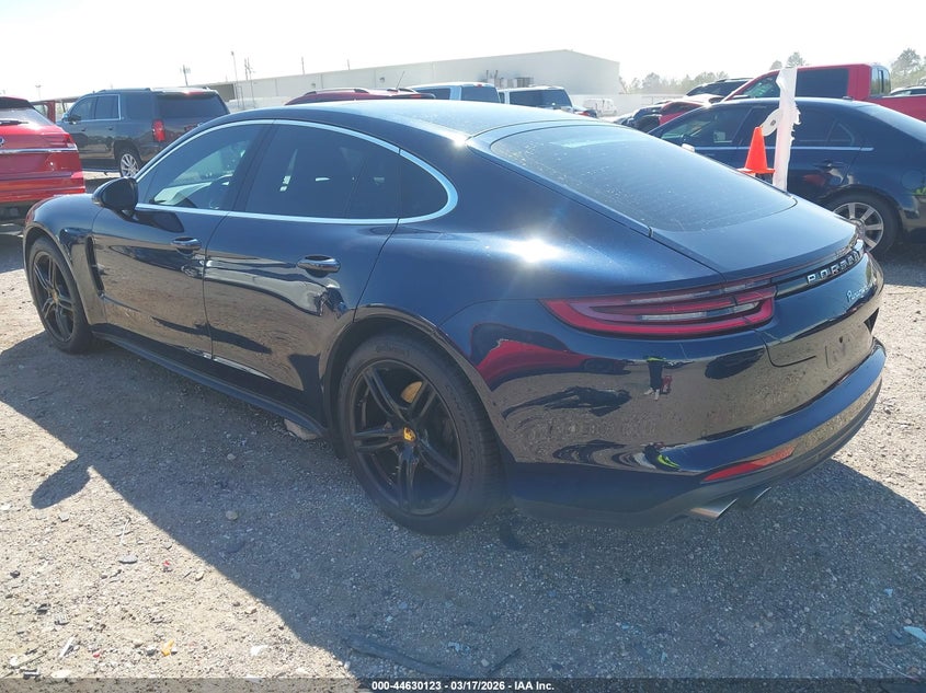 2018 Porsche Panamera VIN WP0AA2A7XJL113821 IAAI salvage auction — WATER/FLOOD, Salvage Title, sold $16,100 on 2026-07-30 (photo 3)
