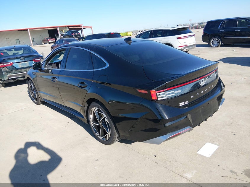 2026 Hyundai Sonata VIN KMHL64JA8TA526655 IAAI salvage auction — THEFT, Salvage Title, sold $12,250 on 2026-07-31 (photo 3)