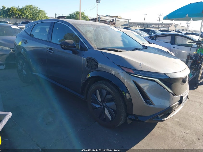 2023 Nissan Ariya VIN JN1BF0AA4PM411437 IAAI salvage auction — REAR END, Salvage Title, sold $10,100 on 2026-07-08 (photo 1)