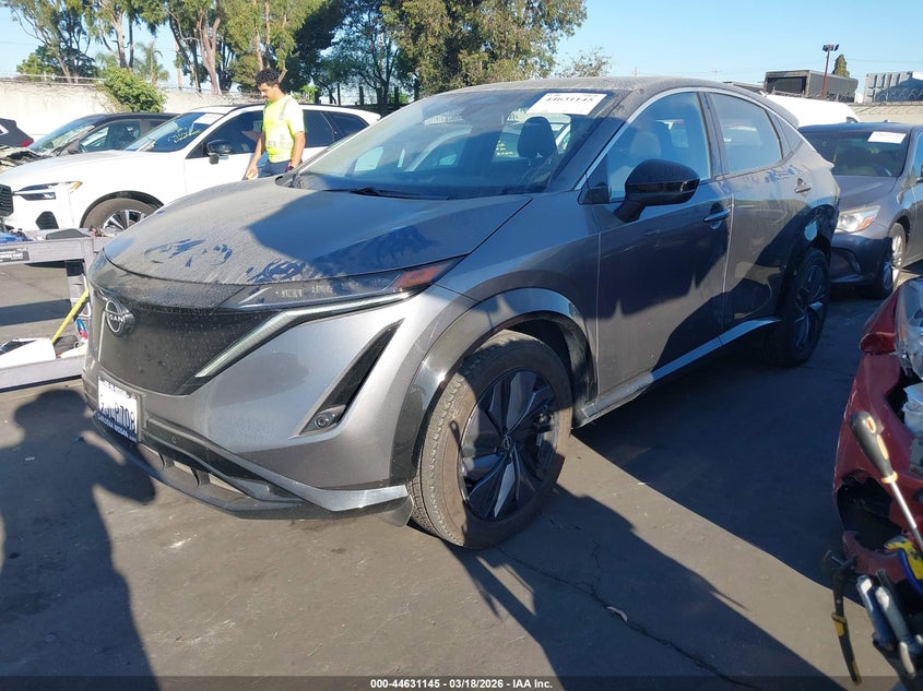 2023 Nissan Ariya VIN JN1BF0AA4PM411437 IAAI salvage auction — REAR END, Salvage Title, sold $10,100 on 2026-07-08 (photo 2)