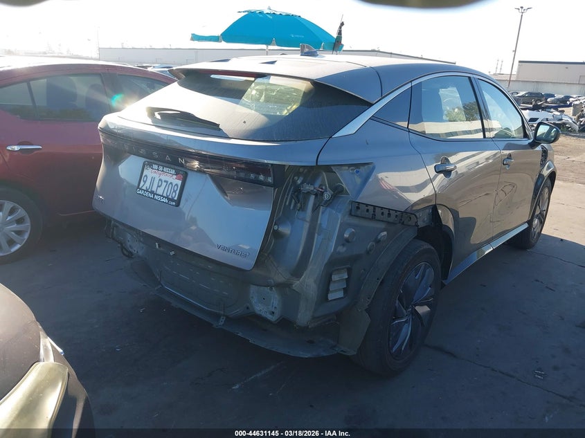2023 Nissan Ariya VIN JN1BF0AA4PM411437 IAAI salvage auction — REAR END, Salvage Title, sold $10,100 on 2026-07-08 (photo 4)