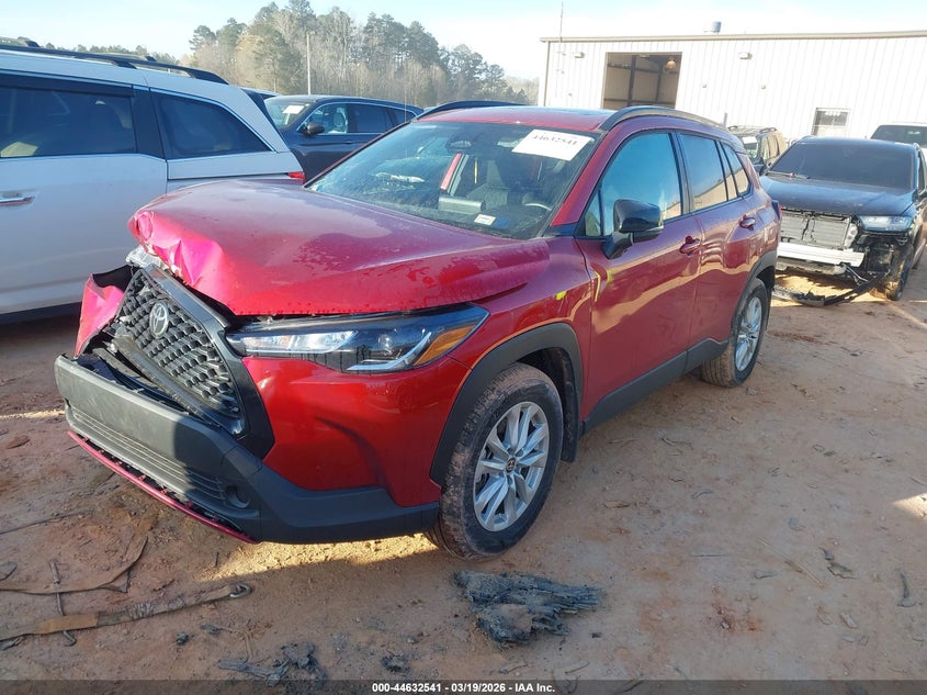 2025 Toyota Corolla cross VIN 7MUBAAAG9SV123681 IAAI salvage auction — FRONT END, Salvage (North Carolina), sold $7,100 on 2026-07-30 (photo 2)