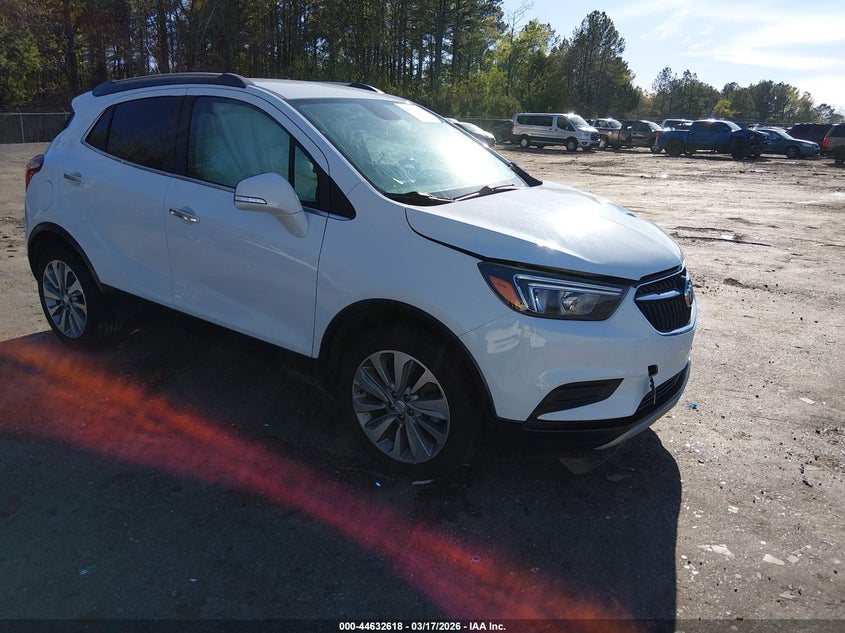 2018 Buick Encore VIN KL4CJASB2JB551836 IAAI salvage auction — LEFT SIDE, Salvage Title, sold $1,125 on 2026-07-24 (photo 1)