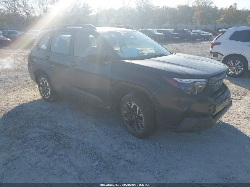 2025 Subaru Forester VIN JF2SLDAC8SH462098 IAAI salvage auction — LEFT FRONT, Salvage Title, sold $4,550 on 2026-07-10 (photo 1)