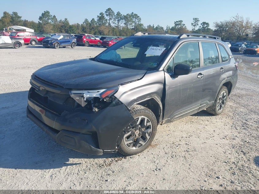 2025 Subaru Forester VIN JF2SLDAC8SH462098 IAAI salvage auction — LEFT FRONT, Salvage Title, sold $4,550 on 2026-07-10 (photo 2)