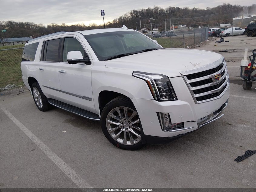 2018 Cadillac Escalade VIN 1GYS4JKJ7JR281813 IAAI salvage auction — FRONT END, Salvage Title, sold $10,300 on 2026-07-21 (photo 1)