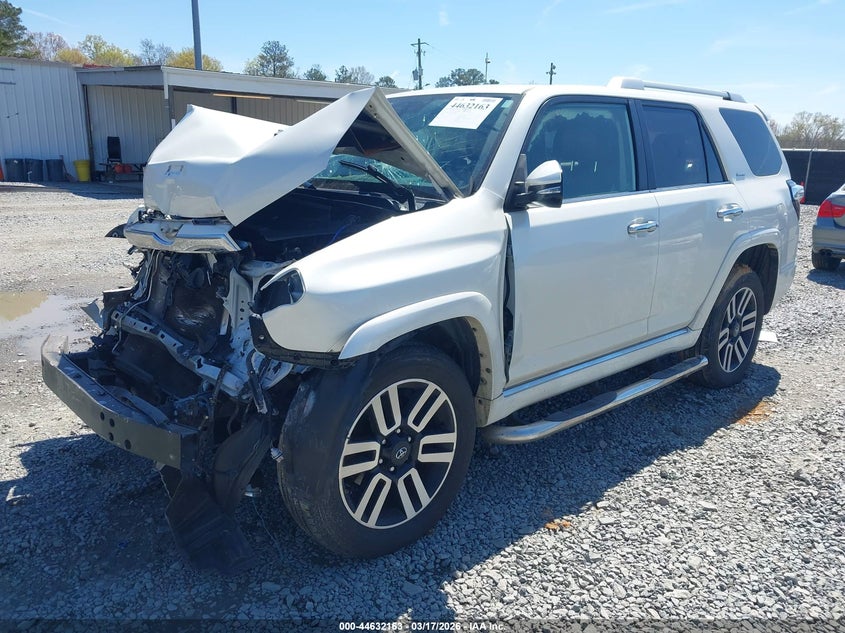 2018 Toyota 4runner VIN JTEBU5JR9J5508877 IAAI salvage auction — FRONT END, Salvage (Georgia), sold $11,200 on 2026-07-20 (photo 2)