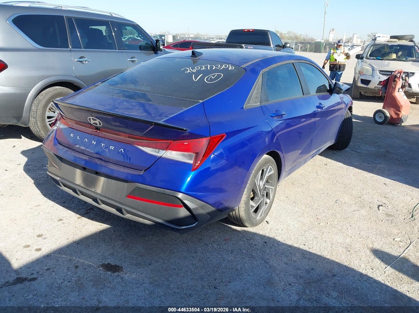 2025 Hyundai Elantra VIN KMHLM4DG6SU901171 IAAI salvage auction — FRONT END, Original (Texas), sold $25 on 2026-07-28 (photo 4)