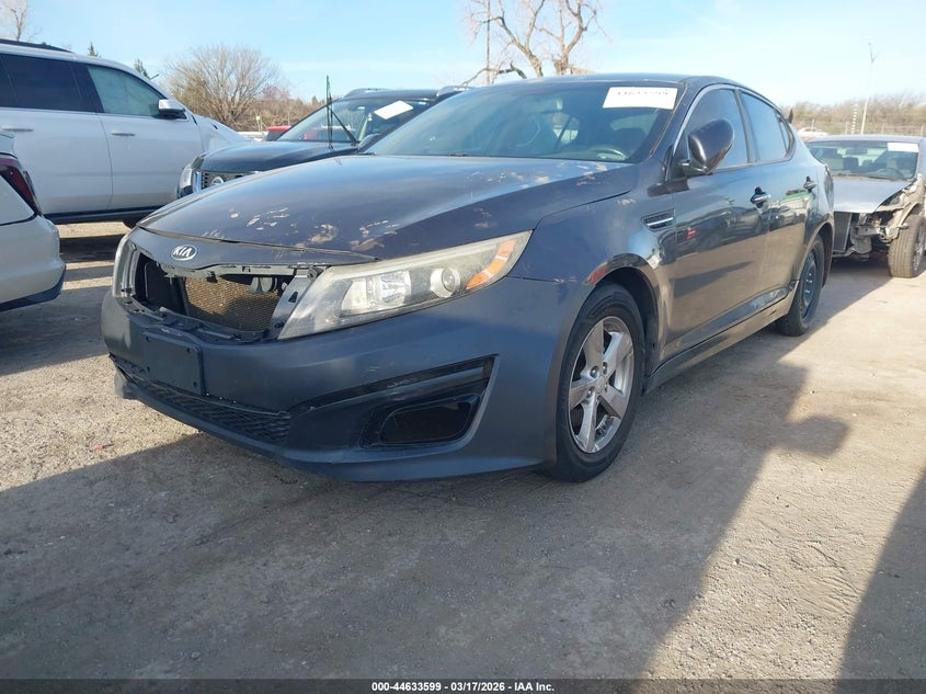 2015 Kia Optima VIN 5XXGM4A71FG510869 IAAI salvage auction — FRONT & REAR, Salvage Title, sold $175 on 2026-07-22 (photo 2)