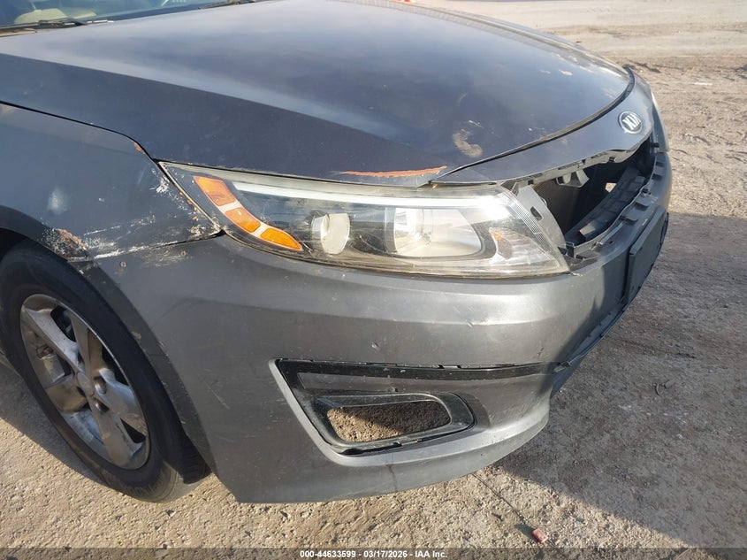 2015 Kia Optima VIN 5XXGM4A71FG510869 IAAI salvage auction — FRONT & REAR, Salvage Title, sold $175 on 2026-07-22 (photo 6)