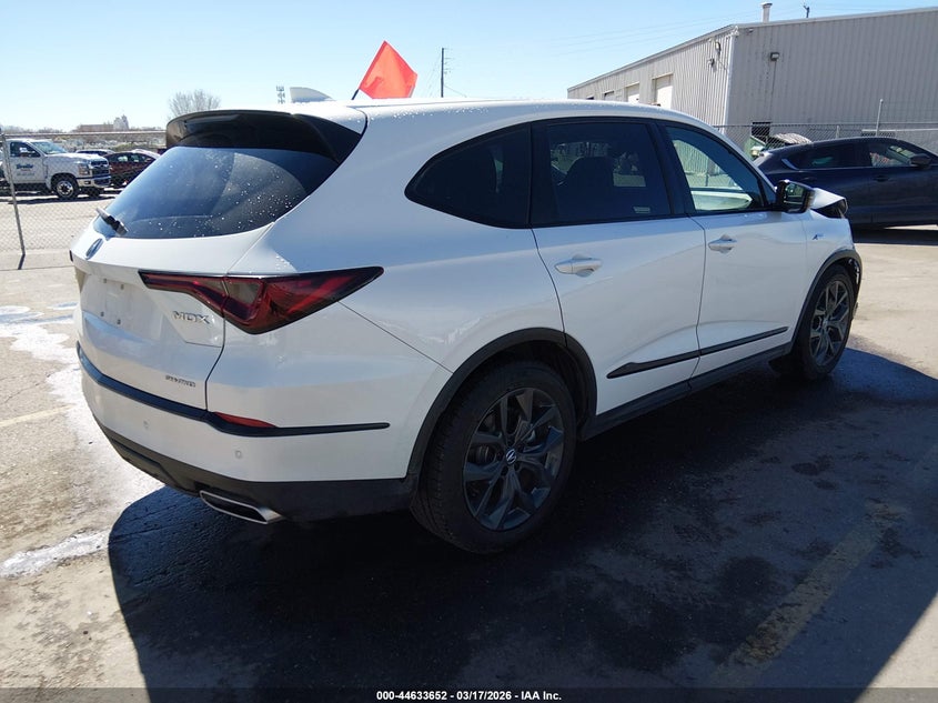 2023 Acura Mdx VIN 5J8YE1H0XPL033841 IAAI salvage auction — FRONT END, Salvage Title, sold $16,900 on 2026-08-22 (photo 4)