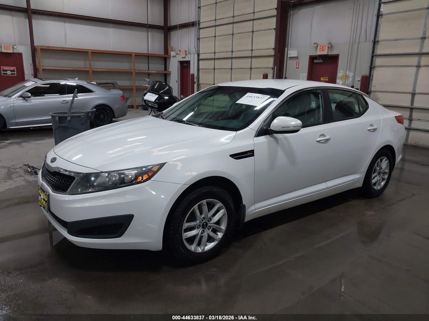 2011 Kia Optima VIN KNAGM4A78B5128575 IAAI salvage auction — RIGHT SIDE, Salvage (Idaho), sold $350 on 2026-07-10 (photo 2)