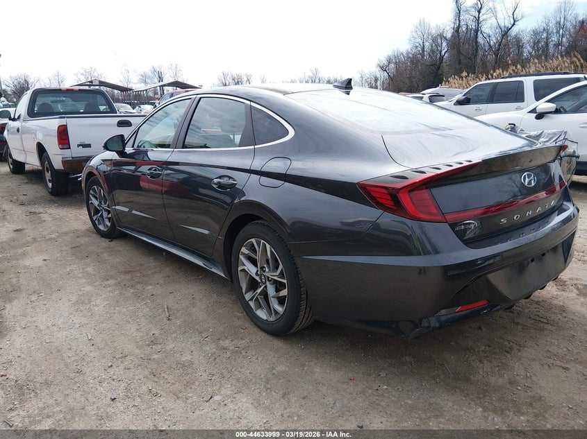 2020 Hyundai Sonata VIN 5NPEF4JAXLH016071 IAAI salvage auction — FRONT END, Salvage Title, sold $3,200 on 2026-07-16 (photo 3)