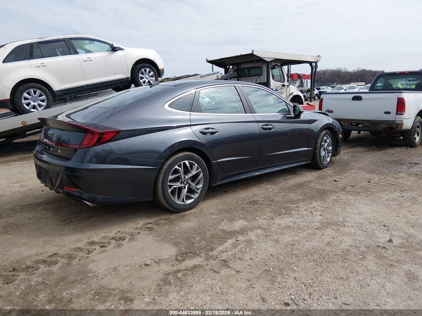 2020 Hyundai Sonata VIN 5NPEF4JAXLH016071 IAAI salvage auction — FRONT END, Salvage Title, sold $3,200 on 2026-07-16 (photo 4)