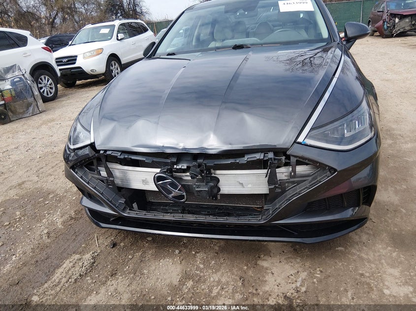 2020 Hyundai Sonata VIN 5NPEF4JAXLH016071 IAAI salvage auction — FRONT END, Salvage Title, sold $3,200 on 2026-07-16 (photo 6)