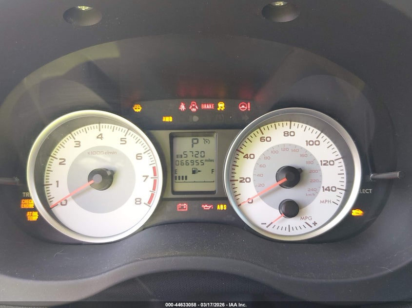 2013 Subaru Impreza VIN JF1GPAD63DH854511 IAAI salvage auction — FRONT END, Salvage Title, sold $1,200 on 2026-07-17 (photo 7)