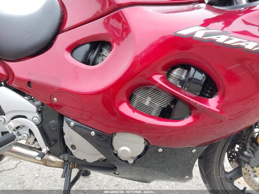 2000 Suzuki Gsx750 VIN JS1GR7GA2Y2100820 IAAI salvage auction — FRONT END, Clear (Kansas), sold $25 on 2026-07-22 (photo 8)