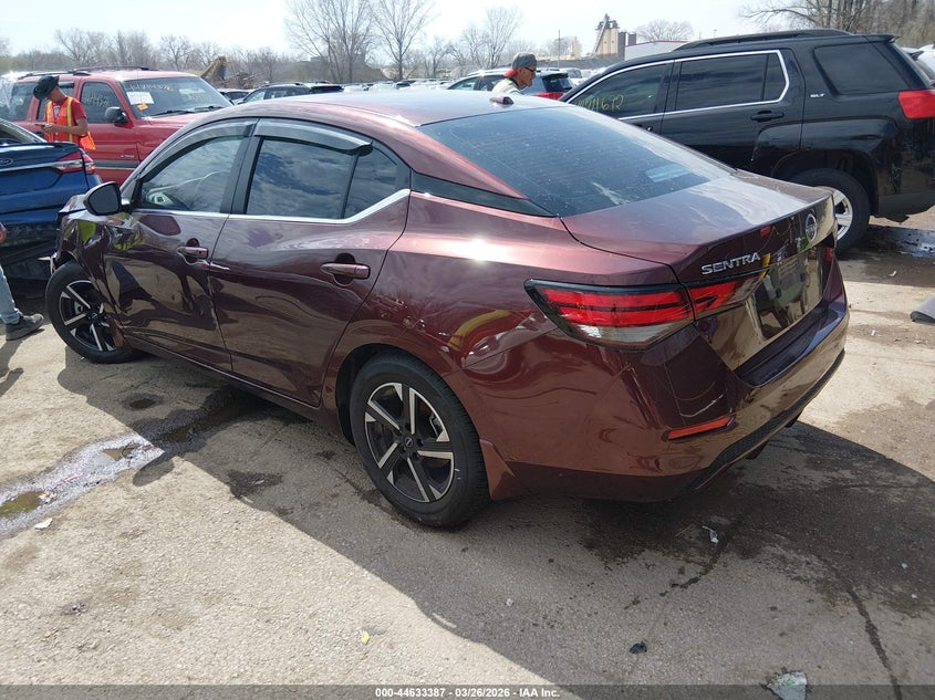2025 Nissan Sentra VIN 3N1AB8CV1SY341505 IAAI salvage auction — LEFT FRONT, Wait Title, sold $3,900 on 2026-07-26 (photo 3)