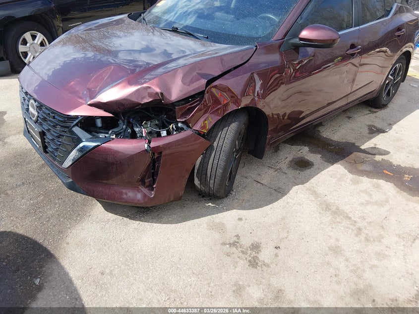 2025 Nissan Sentra VIN 3N1AB8CV1SY341505 IAAI salvage auction — LEFT FRONT, Wait Title, sold $3,900 on 2026-07-26 (photo 6)