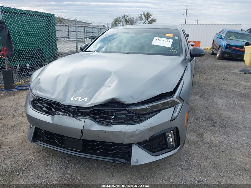 2025 Kia K5 VIN KNAG44J81S5340842 IAAI salvage auction — FRONT END, Salvage Title, sold $14,100 on 2026-07-07 (photo 6)