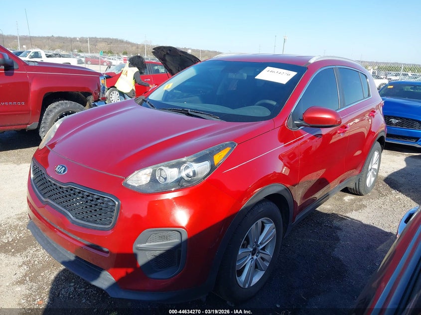 2017 Kia Sportage VIN KNDPM3AC4H7051825 IAAI salvage auction — RIGHT FRONT, Clear (Oklahoma), sold $3,100 on 2026-07-21 (photo 2)